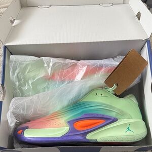 Jordan Gradient Low-Top Sneakers - Mint, Coral, Teal, Purple, Orange